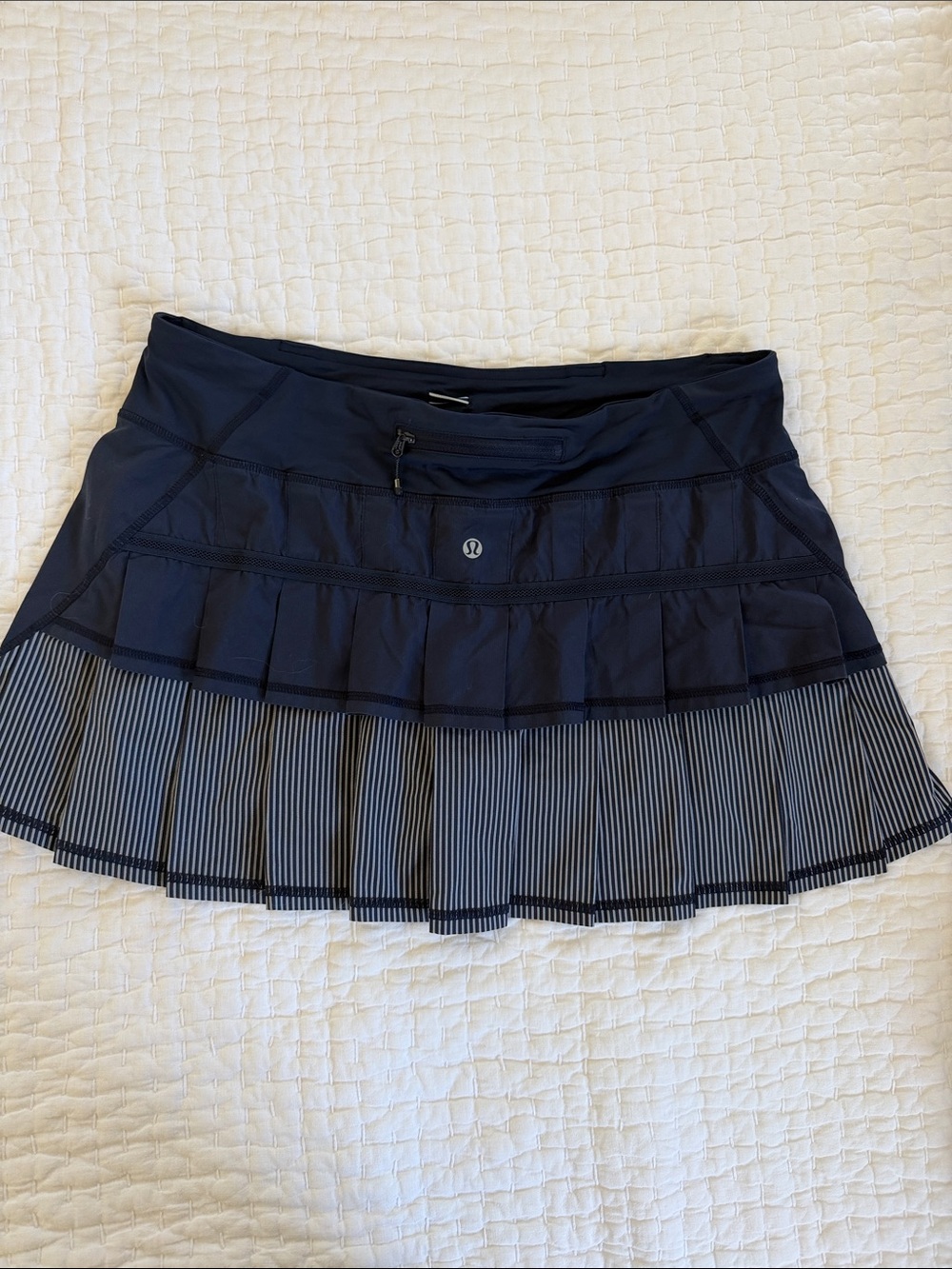 lululemon athletica Navy Layered Pleated Tennis Skirt - Picture 4 of 6